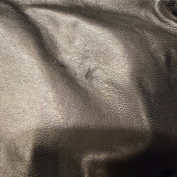 TOMMY HILFIGER Men's Leather Bomber Jacket ~ Size L - Picture 11 of 11